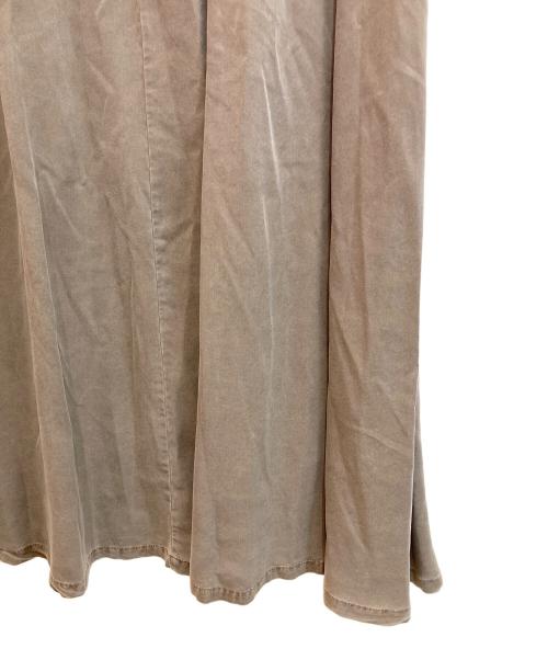 ASHER LA（アッシャー エルエー）ASHER LA (アッシャー エルエー) FLARE SKIRT ベージュ サイズ:下記参照の古着・服飾アイテム