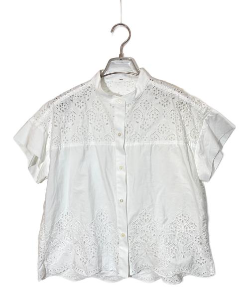 ticca（ティッカ）TICCA (ティッカ) レースフレンチシャツ ホワイト サイズ:SIZE Freeの古着・服飾アイテム