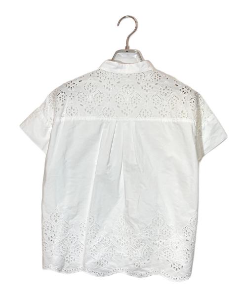 ticca（ティッカ）TICCA (ティッカ) レースフレンチシャツ ホワイト サイズ:SIZE Freeの古着・服飾アイテム