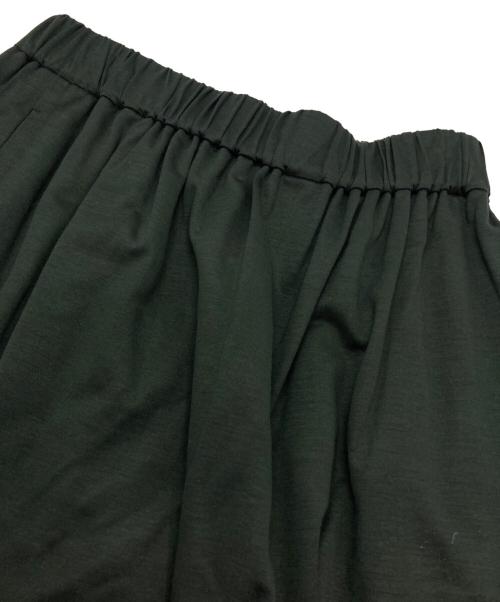 ebure（エブール）EBURE (エブール) ソフトドレープ スカート グリーン サイズ:36の古着・服飾アイテム