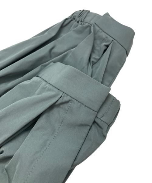 CYCLAS（シクラス）CYCLAS (シクラス) ノーカラーギャザーブルゾン グリーン サイズ:36の古着・服飾アイテム