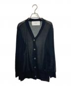 ADAWASアダワス）の古着「SHEER CARDIGAN」｜ブラック