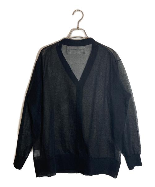 ADAWAS（アダワス）ADAWAS (アダワス) SHEER CARDIGAN ブラック サイズ:SIZE Freeの古着・服飾アイテム