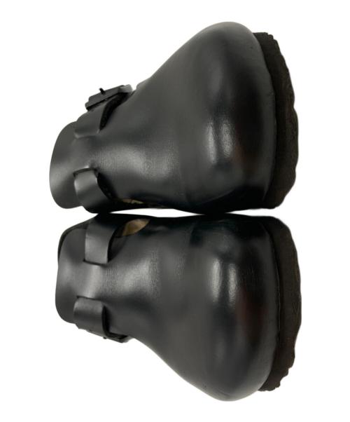 BIRKENSTOCK（ビルケンシュトック）BIRKENSTOCK (ビルケンシュトック) LONDON レザースリッポン ブラック サイズ:25の古着・服飾アイテム