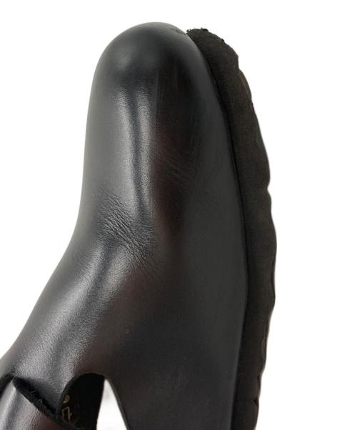 BIRKENSTOCK（ビルケンシュトック）BIRKENSTOCK (ビルケンシュトック) LONDON レザースリッポン ブラック サイズ:25の古着・服飾アイテム