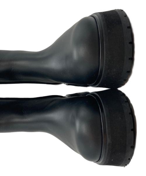 PELLICO（ペリーコ）PELLICO (ペリーコ) サイドジップショートブーツ ブラック サイズ:36の古着・服飾アイテム