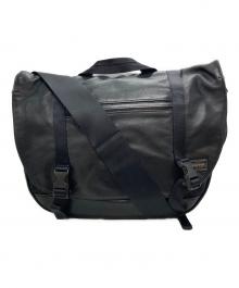 PORTER（ポーター）の古着「ZOOM MESSENGER BAG(L)」｜ブラック