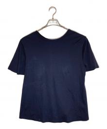 BLUE LABEL CRESTBRIDGE（ブルーレーベルクレストブリッジ）の古着「半袖ブラウス」｜ネイビー
