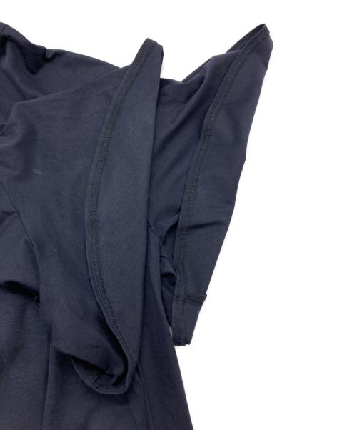 BLUE LABEL CRESTBRIDGE（ブルーレーベルクレストブリッジ）BLUE LABEL CRESTBRIDGE (ブルーレーベルクレストブリッジ) 半袖ブラウス ネイビー サイズ:SIZE M (38)の古着・服飾アイテム