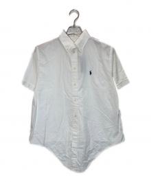 POLO RALPH LAUREN（ポロ・ラルフローレン）の古着「半袖BDシャツ」｜ホワイト
