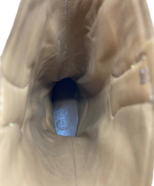 GANNI（ガニー）GANNI (ガニー) ミッドシャフト エンブロイダリー ウエスタンブーツ ブラック×イエロー サイズ:25cmの古着・服飾アイテム