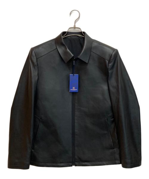 DCKMANY（-）DCKMANY (-) ラムスキンジャケット ブラック サイズ:Lの古着・服飾アイテム