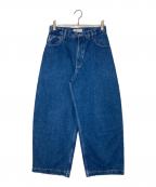 STUDIO NICHOLSONスタジオ ニコルソン）の古着「ワイドデニムパンツ」｜インディゴ