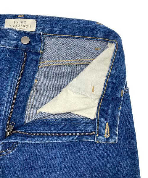STUDIO NICHOLSON（スタジオ ニコルソン）STUDIO NICHOLSON (スタジオ ニコルソン) ワイドデニムパンツ インディゴ サイズ:Sの古着・服飾アイテム