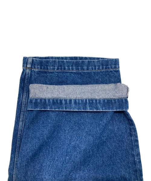 STUDIO NICHOLSON（スタジオ ニコルソン）STUDIO NICHOLSON (スタジオ ニコルソン) ワイドデニムパンツ インディゴ サイズ:Sの古着・服飾アイテム