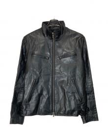 Haruf（ハルフ）の古着「ホースレザージャケット」｜ブラック