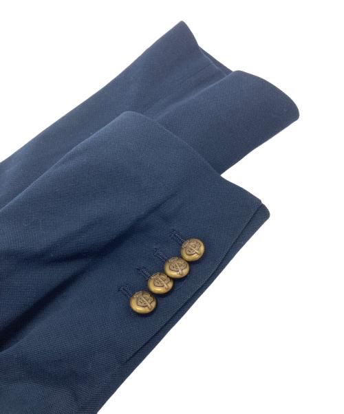 CIRCOLO 1901（チルコロ1901）Circolo 1901 (チルコロ1901) ピケジャージーダブルジャケット ネイビー サイズ:46の古着・服飾アイテム