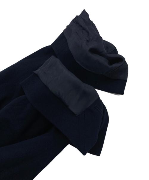 CIRCOLO 1901（チルコロ1901）Circolo 1901 (チルコロ1901) ピケジャージーダブルジャケット ネイビー サイズ:46の古着・服飾アイテム