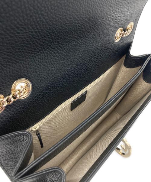 GUCCI（グッチ）GUCCI (グッチ) インターロッキングG チェーンショルダーバッグ ブラック サイズ:-の古着・服飾アイテム