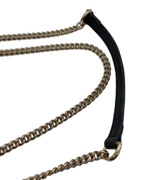 GUCCI（グッチ）GUCCI (グッチ) インターロッキングG チェーンショルダーバッグ ブラック サイズ:-の古着・服飾アイテム