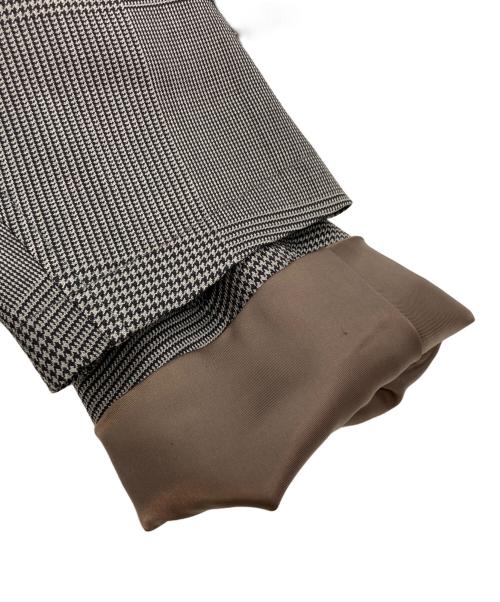 TOMORROW LAND（トゥモローランド）TOMORROW LAND (トゥモローランド) ウールガーメントダイ 6Bダブルブレストテーラードジャケット ブラウン×グレー サイズ:Ｓの古着・服飾アイテム