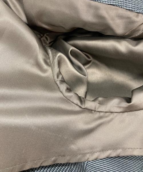 TOMORROW LAND（トゥモローランド）TOMORROW LAND (トゥモローランド) ウールガーメントダイ 6Bダブルブレストテーラードジャケット ブラウン×グレー サイズ:Ｓの古着・服飾アイテム