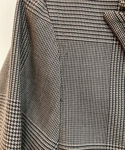 TOMORROW LAND（トゥモローランド）TOMORROW LAND (トゥモローランド) ウールガーメントダイ 6Bダブルブレストテーラードジャケット ブラウン×グレー サイズ:Ｓの古着・服飾アイテム