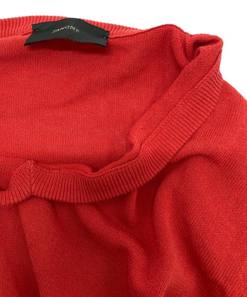 Zanone（ザノーネ）Zanone (ザノーネ) Vネックニット レッド サイズ:50の古着・服飾アイテム