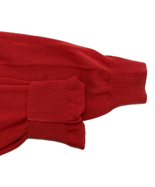 Zanone（ザノーネ）Zanone (ザノーネ) Vネックニット レッド サイズ:50の古着・服飾アイテム