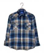PENDLETONペンドルトン）の古着「ウールチェックシャツ」｜ネイビー