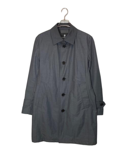 BLACK LABEL CRESTBRIDGE（ブラックレーベル クレストブリッジ）BLACK LABEL CRESTBRIDGE (ブラックレーベル クレストブリッジ) ギャバジンステンカラーコート グレー サイズ:Lの古着・服飾アイテム