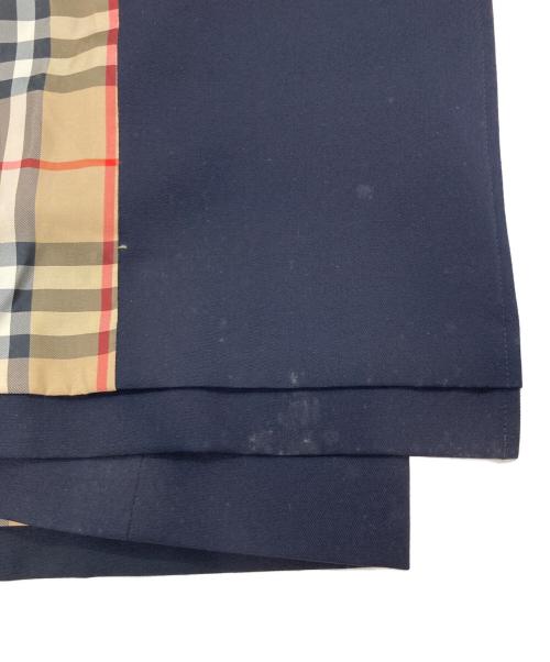 Burberry's（バーバリー）Burberry's (バーバリー) ギャバジンウールトレンチコート ネイビー サイズ:9ARの古着・服飾アイテム