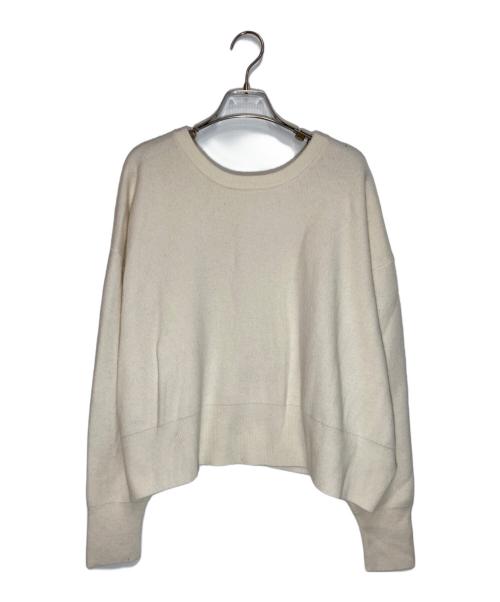 Curensology（カレンソロジー）Curensology (カレンソロジー) ウールカシミヤ2WAYプルオーバー アイボリー サイズ:SIZE Freeの古着・服飾アイテム