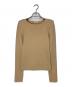 CLANE（クラネ）の古着「SHOULDER PADS KNIT TOPS」｜ベージュ