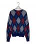 INSCRIRE (アンスクリア) Argyle Vneck knit ネイビー サイズ:SIZE Free 未使用品：12000円