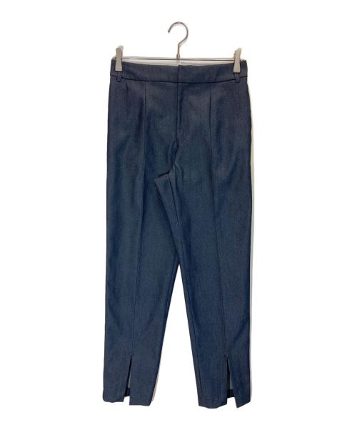 ADORE（アドーア）ADORE (アドーア) SERGE de bleu (サージ デ ブルー) スリットパンツ ネイビー サイズ:SIZE 38の古着・服飾アイテム