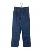 ebureエブール）の古着「リアクティブデニム パンツ」｜ブルー