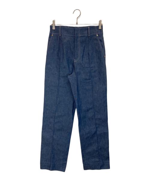 ebure（エブール）EBURE (エブール) リアクティブデニム パンツ ブルー サイズ:38の古着・服飾アイテム