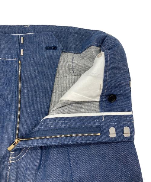 ebure（エブール）EBURE (エブール) リアクティブデニム パンツ ブルー サイズ:38の古着・服飾アイテム