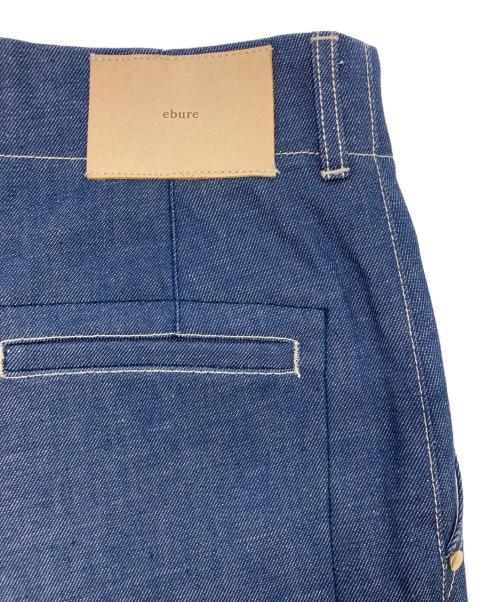 ebure（エブール）EBURE (エブール) リアクティブデニム パンツ ブルー サイズ:38の古着・服飾アイテム