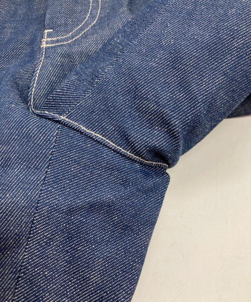 ebure（エブール）EBURE (エブール) リアクティブデニム パンツ ブルー サイズ:38の古着・服飾アイテム