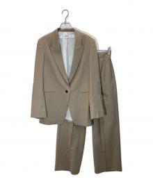 COCUCA（コキュカ）の古着「テーラードジャケット/ワイドトラウザース」｜ベージュ