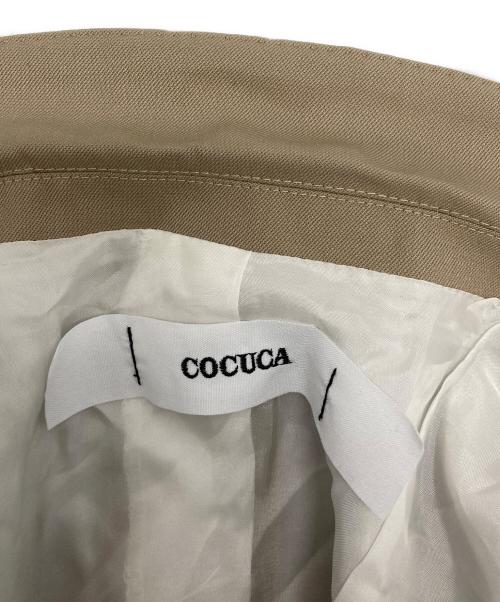 COCUCA（コキュカ）COCUCA (コキュカ) テーラードジャケット/ワイドトラウザース ベージュ サイズ:1の古着・服飾アイテム