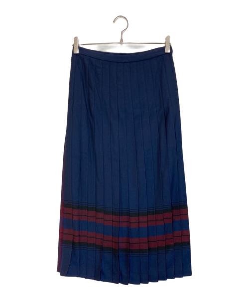 BROOKS BROTHERS（ブルックスブラザーズ）BROOKS BROTHERS (ブルックスブラザーズ) タックデザインスカート ネイビー サイズ:SIZE2の古着・服飾アイテム