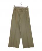BRILLブリル）の古着「ツイルマリンパンツ」｜ベージュ