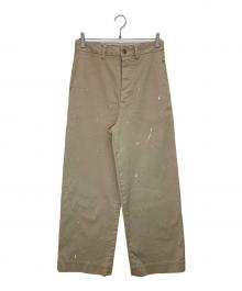 BRILL（ブリル）の古着「ペイントチノパンツ」｜ベージュ