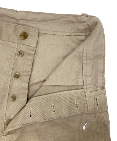 BRILL（ブリル）BRILL (ブリル) ペイントチノパンツ ベージュ サイズ:36の古着・服飾アイテム