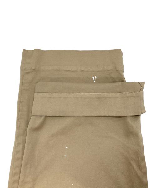 BRILL（ブリル）BRILL (ブリル) ペイントチノパンツ ベージュ サイズ:36の古着・服飾アイテム