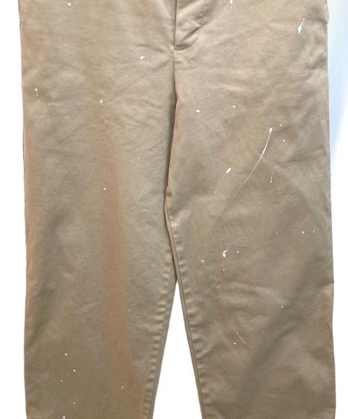 BRILL（ブリル）BRILL (ブリル) ペイントチノパンツ ベージュ サイズ:36の古着・服飾アイテム