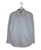 KEYESキーズ）の古着「Pixel Key Embroidery Dress Shirt」｜ブルー
